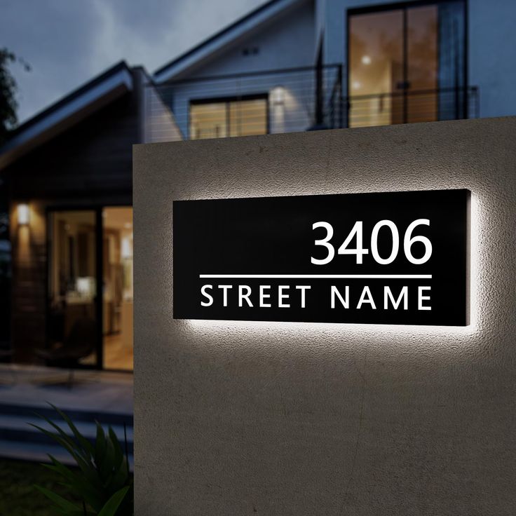 Custom Address Signs